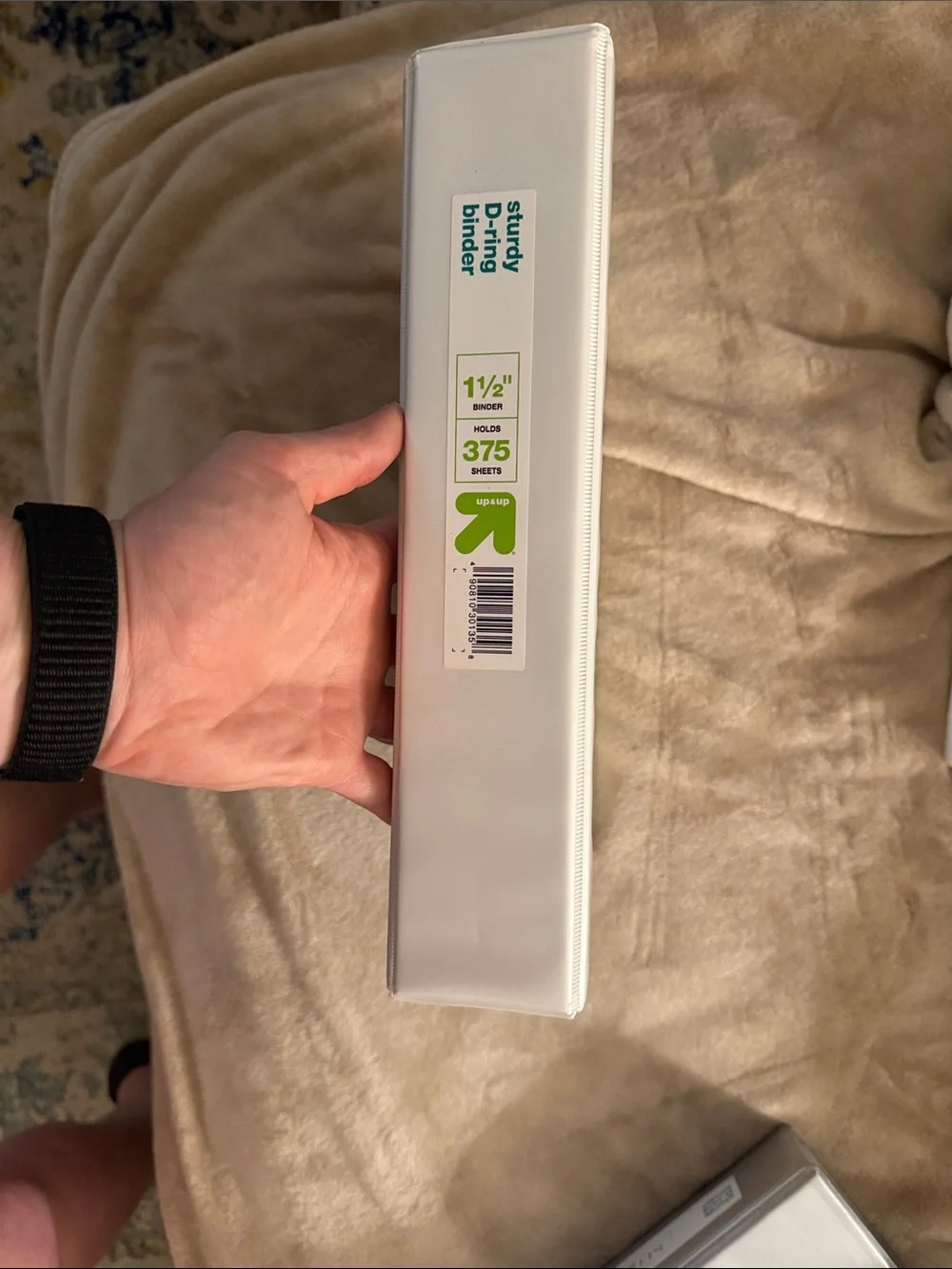 White 3-Ring Binders Set of 4